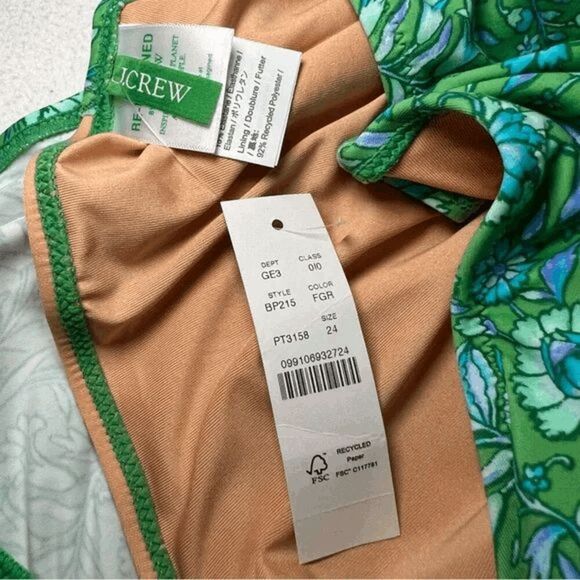 J Crew NWT size 24 one-shoulder swimsuit plus size - Picture 13 of 15